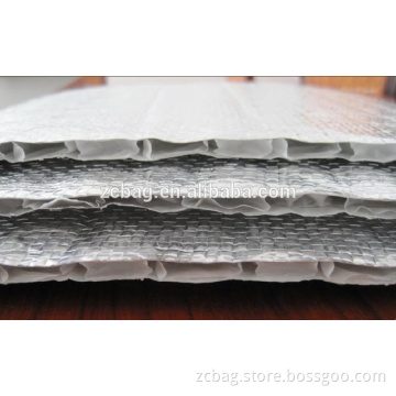 strong resistance reflect barrier aluminized foil bubble weave cloth fabric building construction heat insulation material